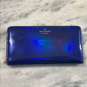 Kate Spade Iridescent Blue Wallet